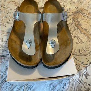 Silver Birkenstock size 42 (US 11)